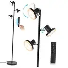 36W LED Tree Floor Lamp, Modern Dimmable Standing Lamp with Remote & Touch