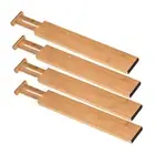 4 Pieces Drawer Dividers Organizer Drawer Separators Expandable 33.5cm-43cm