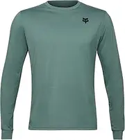 [Fox Racing] Unisex Adult Long Sleeve Cycling Jersey Fox Ranger DR MD Hunter Green M Shirt, M