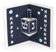 Sizzix Framelits Dreidel Pop-Up Card #663164 MSRP $12.99 8pk+stamps by L. Serata