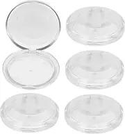 Healvian 5Pcs Transparent Eyelash Storage Boxes Empty Lash Case Organizer for False Eyelashes for Women Easy to Open Keeps Lashes Clean and Maintains Shape