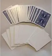 Blank Face Cards (Bicycle) - Blue