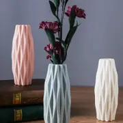Set of 3 Creative Plastic Camellia Vases for Wet and Dry Decor