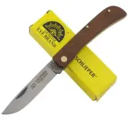 German Eye Clodbuster Jr Folding Knife Brown Wood Handle GE99JR Made in Germany