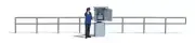 Busch 7848 HO Scale Dispatcher Signal Mast Telephone Miniature Scene