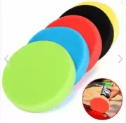 5pcs 6 Inch Flat Sponge Buffing Polishing Pad Kit For Car Polisher