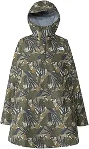 [THE NORTH FACE] Novelty Access Poncho Paint Plants Khaki WM, paint plant khaki, M