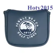 Pebble Beach Golf Square Mallet Putter Head Cover for Center Shaft Putters
