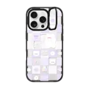iPhone 16 Pro Impact Ring Stand Case MagSafe Compatible star mochi checkers by sleepydaze