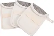 Beavorty 4sets Bathroom Soap Pouches Linen Soap Saver Bag Natural Foaming Bags 3pcs*4