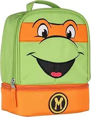 INTIMO Teenage Mutant Ninja Turtles TMNT All Turtles Dual Compartment Lunch Box (Michelangelo)