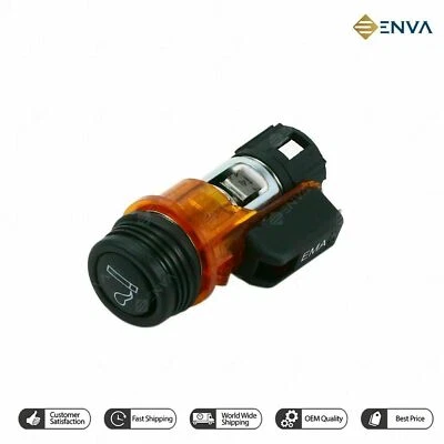 12V Orange Cigarette Lighter & Power Socket for Fiat Doblo Grande Punto Scudo