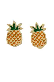 PINEAPPLE STUD GOLD BRASS