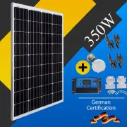 12V 350W Solar Panel Kit Mono 350 Watt Fixed Home Battery Charging Power Source