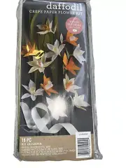 Lia Griffith Crepe Paper Flower Kit Video Tutorial Daffodil 18 PC
