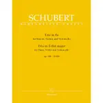 SCHUBERT TRIO IN E-FLAT MAJOR OP.100-D 929 舒伯特三重奏 鋼琴小提大提