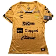Dorados De Sinaloa Soccer Futbol Jersey Size Medium Gold Charly Futbol 2016-17