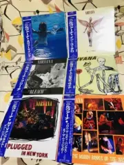Nirvana Japanese Vinyl Bundle with Obi Set of 6 Nevermind IN UTERO BLEACH MTV