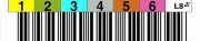 1 x Sheet of 20 x LTO-8 Ultrium RW Data Cartridge Tape Barcode labels