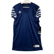 Adidas Climalite Size Large Audible Football Practice Jersey in Blue White NWT