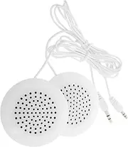 ETHZZLE Tiny Travel Speakers for Sleep Portable Pillow Mountable Stereo Soundbox External Jack for Phone Tablet