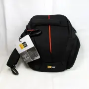 NEW Case Logic DCB-304 High Zoom Camera Case Black Orange Accents Shoulder Strap