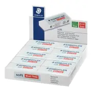 Staedtler Soft Phthalate & Latex Free Erasers In Card Board Box Pack, Pack Of 20