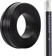 30~100FT 28AWG Teflon Electrical Wire High Temperature Resistant 200℃ 300V Voltage Tinned Copper Core Stranded Electronic Wire Commonly Used In Various Small Precision Electronic Equipment(Blue,100FT-