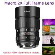 7artisans 60mm F2.8 Macro 2X Full Frame Lens for Sony FE E mount Camera A7RV A9
