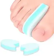 10 Pack Foam Toe Spacers, 3-Layer Toe Separators - Large Size - to Align Crooked, Overlapping Toe, Relieve Corn, Blister and Reduce Toe Irritation