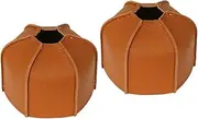KOMBIUDA 2pcs Vintage Gas Tank Cover Retro Style Outdoor Camping Protector Weatherproof Canister Cover