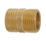B&P Lamp 1/2" Brass Stop Nipple