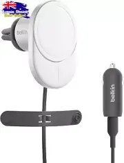 BoostCharge Pro 15W MagSafe Car Charger Qi2 Magnetic Mount - iPhone 16/15/14/13