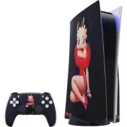 Betty Boop PS5 Bundle Skin - Betty Boop Red Dress
