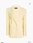 SER.O.YA-Prudence Blazer in Butter, Size Medium, Retails $498, Sold Out Online