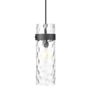 Z-Lite 7002P5 Fontaine 6"W Mini Pendant - Black