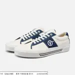 VANS VAULT OG SID LX 新品 低筒 滑板鞋 圓標 新款 小圓 圓VANS 帆布 藍白 拼接