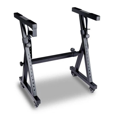 Pyle Heavy Duty Keyboard Stand w Wheels Digital Electronic Piano Stand