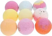 WRITWAA Bath Set 9pcs Natural Aromatherapy Spa Bath Balls Wildflowers Soothe Safe for Sensitive Skin