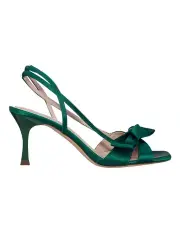 [NINA] Lizette Sandals in Spruce Satin