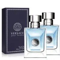 在飛比找PChome24h購物優惠-Versace 凡賽斯 經典男性淡香水(30ml)X2入