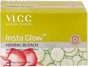 VLCC Insta Glow Herbal Bleach With Cucumber & Rose Petal For Fairness Whole Body 54gm