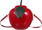 [TINEASUR] 1pc Apple Messenger Bag Wallet Handbags Girl Crossbody Bag Over Shoulder Bag for Women Single Shoulder Bag Women Sling Bag Crossbody Wristlet for Women Quirky Red Pu