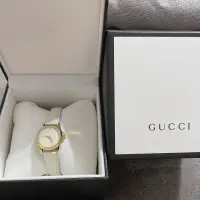 在飛比找蝦皮購物優惠-Gucci手錶 G-TIMELESS WATCH 經典元素白