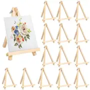 12 Pack Table Top Easels for Painting, 9.5 Inch Painting Easel Natural Wooden...