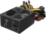 2000W PC Computer Miner Power Supply ATX ETH BTC Bitcoin Mining Machine 180~240V