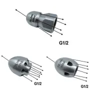 Pressure Drain Jetter Hose Nozzle Flusher Pipe Nozzles for Heavy Dirty