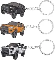 WHAMVOX 3pcs Car Key Pendant Accessories Keychain Opening Jewelry Commemorative Card Clip High Torque Tester Moon Lamp Rack Key Fob Machine Tester Cute Accessories for Backpack Zinc Alloy