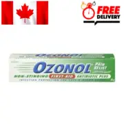 Canadian Ozonol Non-Stinging First-Aid Ointment Antibiotic Plus - 30g -Exp 2025