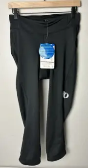 NWT Pearl Izumi Select Women's Large Sugar Crop Leggings W/Chamois Black